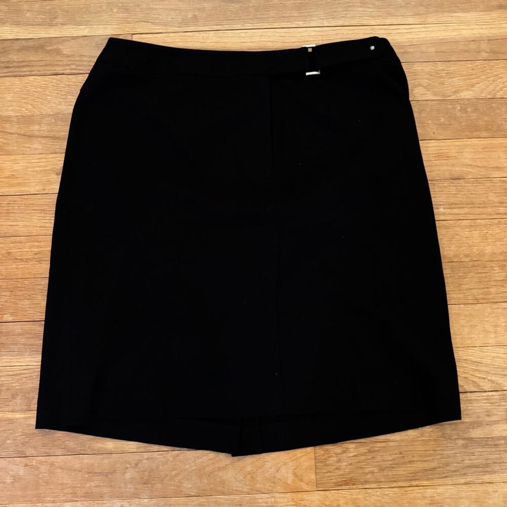 Rafaella black knee length pencil skirt size 12
 b3